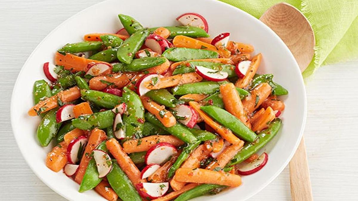 Glazed Spring Vegetables will brighten up any dinner table.