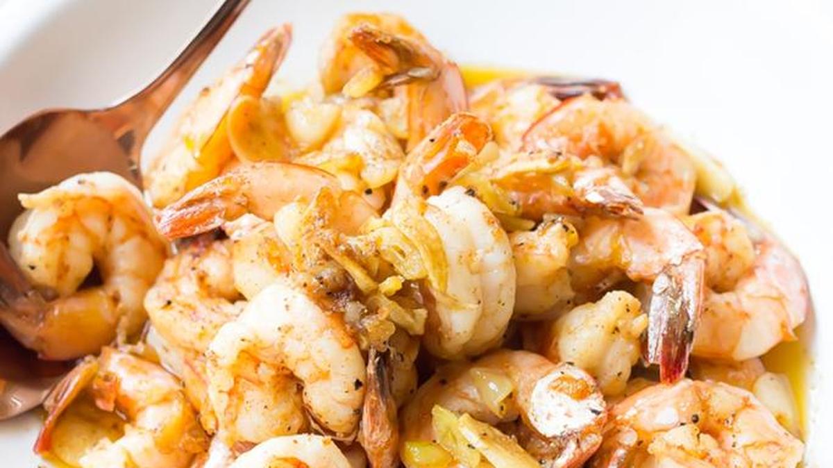Slow Cooker Garlicky Shrimp