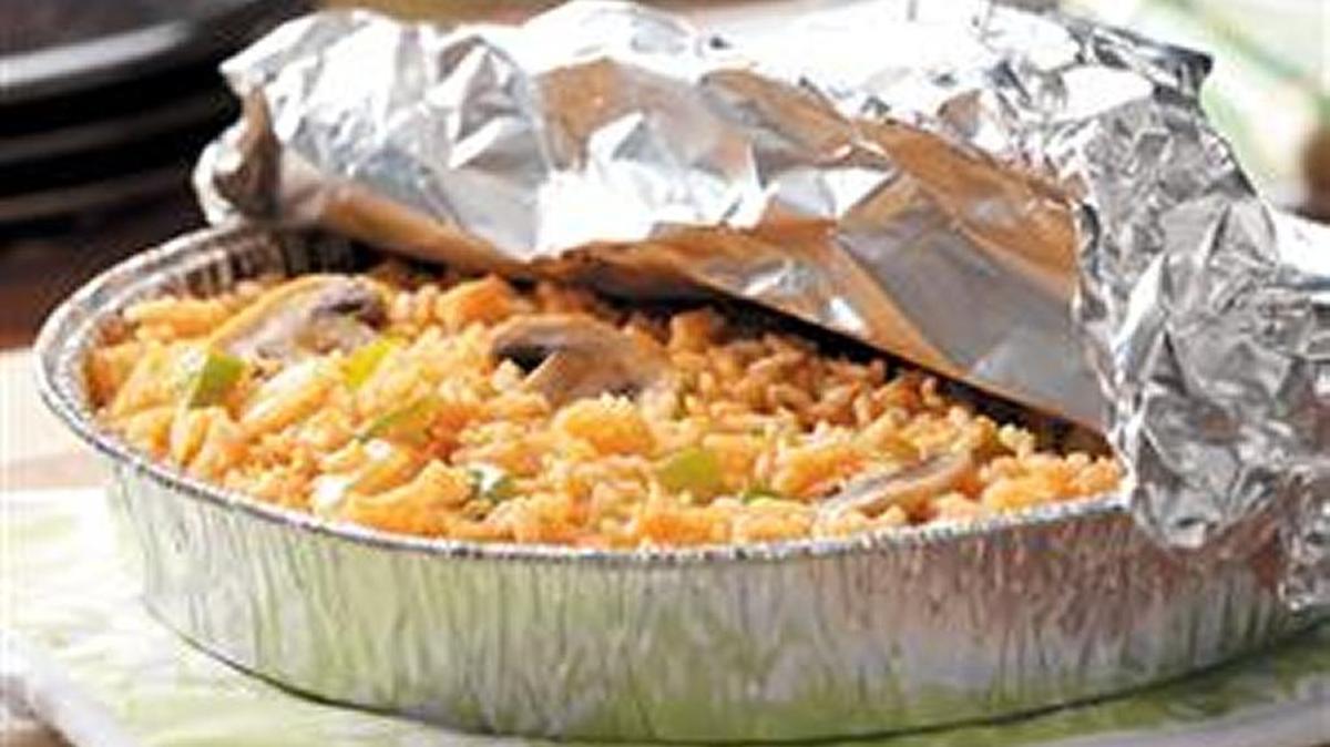 Tangy Rice on the Grill