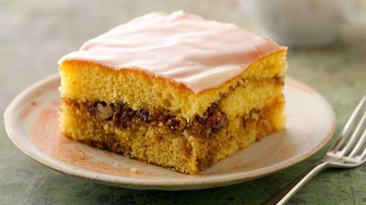 Pumpkin Honey Bun Cake