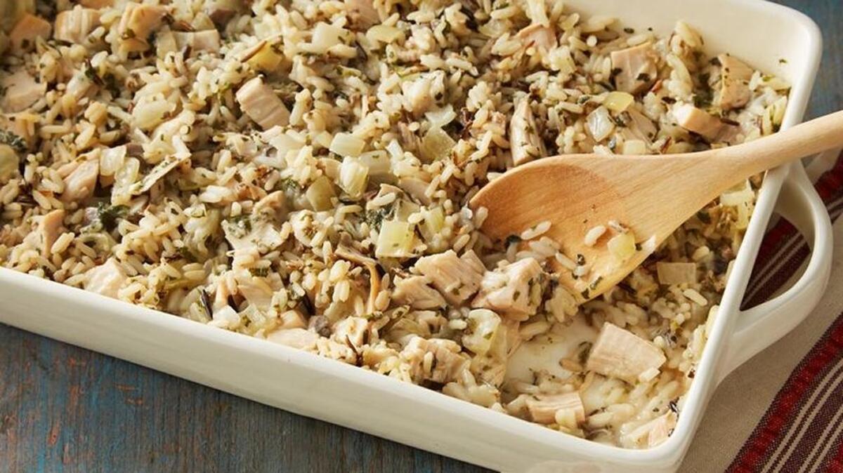 Wild Rice and Turkey Casserole