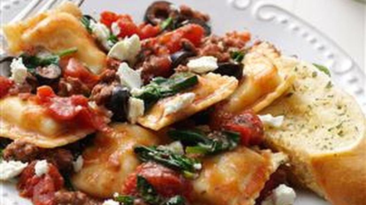 Greek-Style Ravioli