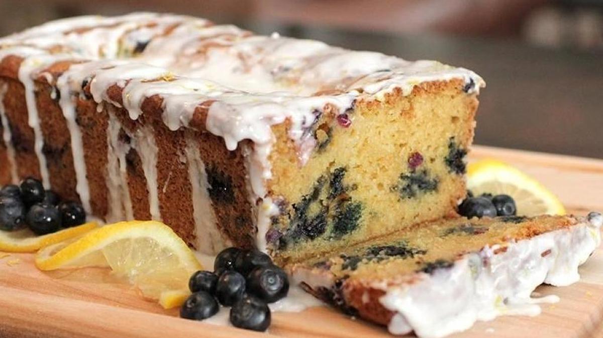 Glazed Lemon-Blueberry Loaf