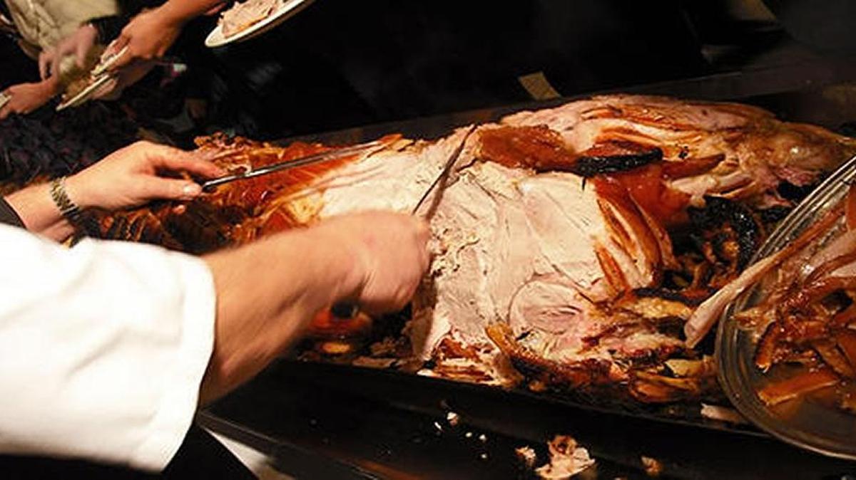 
Three hogs will be butchered and prepared.

