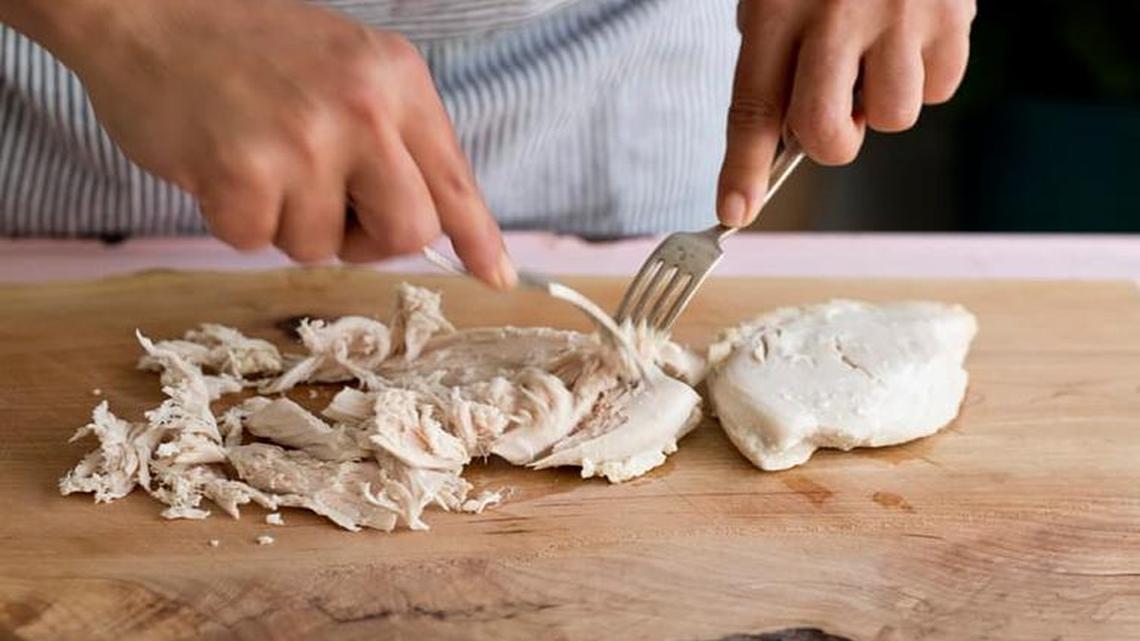 You can easily make shredded chicken for several meals in a slow cooker.