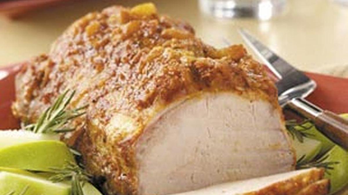 Pork roast just right for slow cooker.
