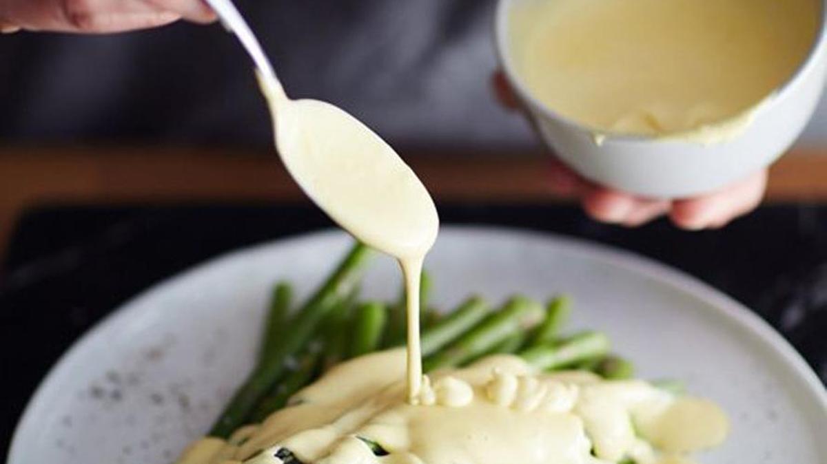 You can make hollandaise sauce in the blender in just a few minutes.