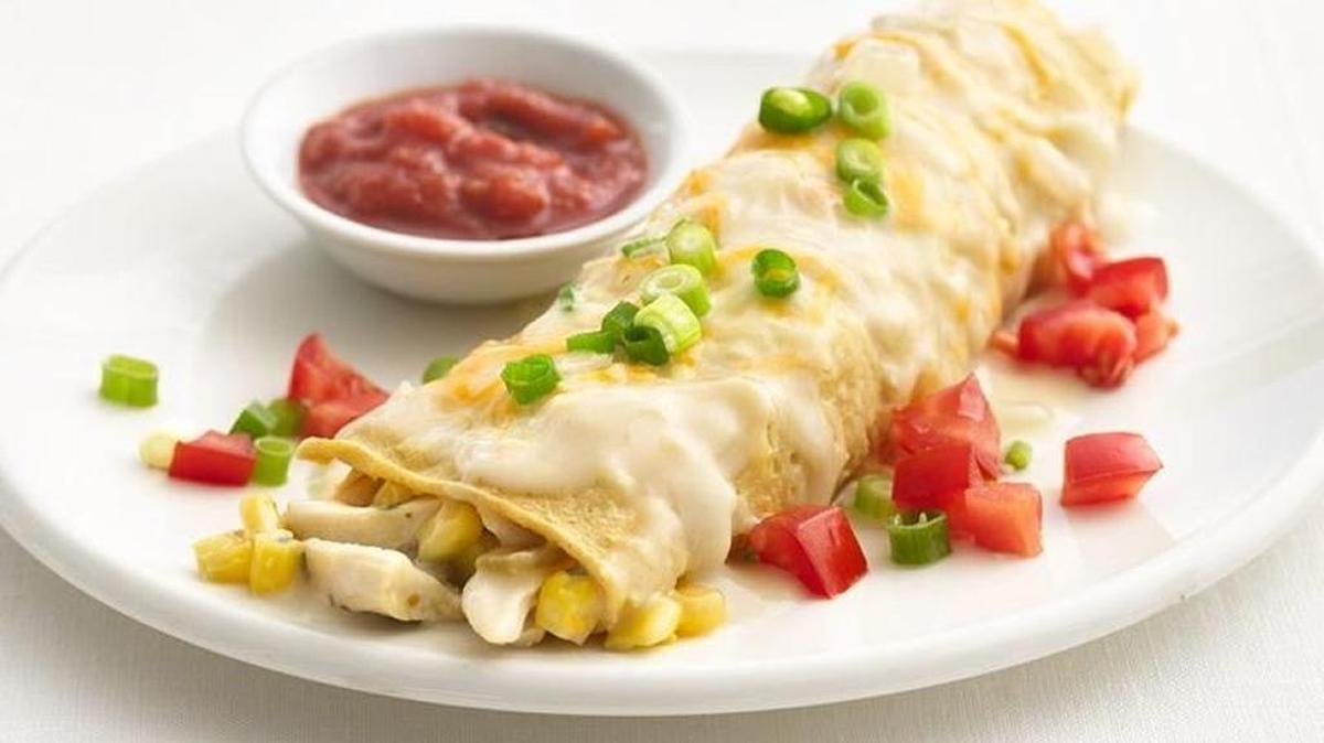 
Try chicken enchiladas that are a healthier version.
