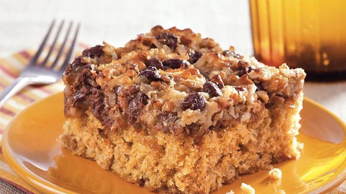Chocolate-Chip Oatmeal Cake