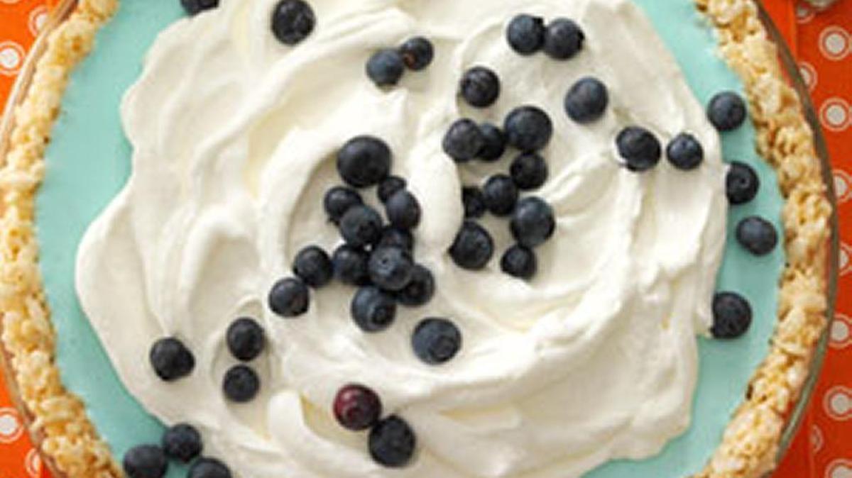 Blueberry Cloud Pie