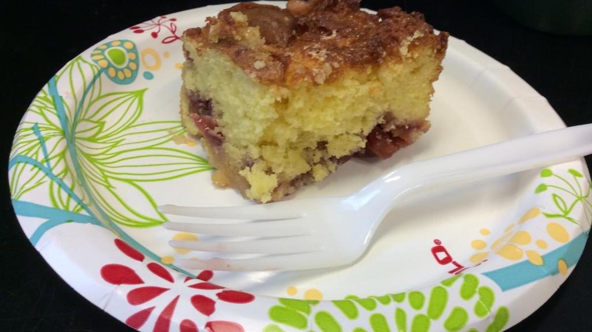 Cherry Marshmallow Magic Cake is a simple three-step dessert.