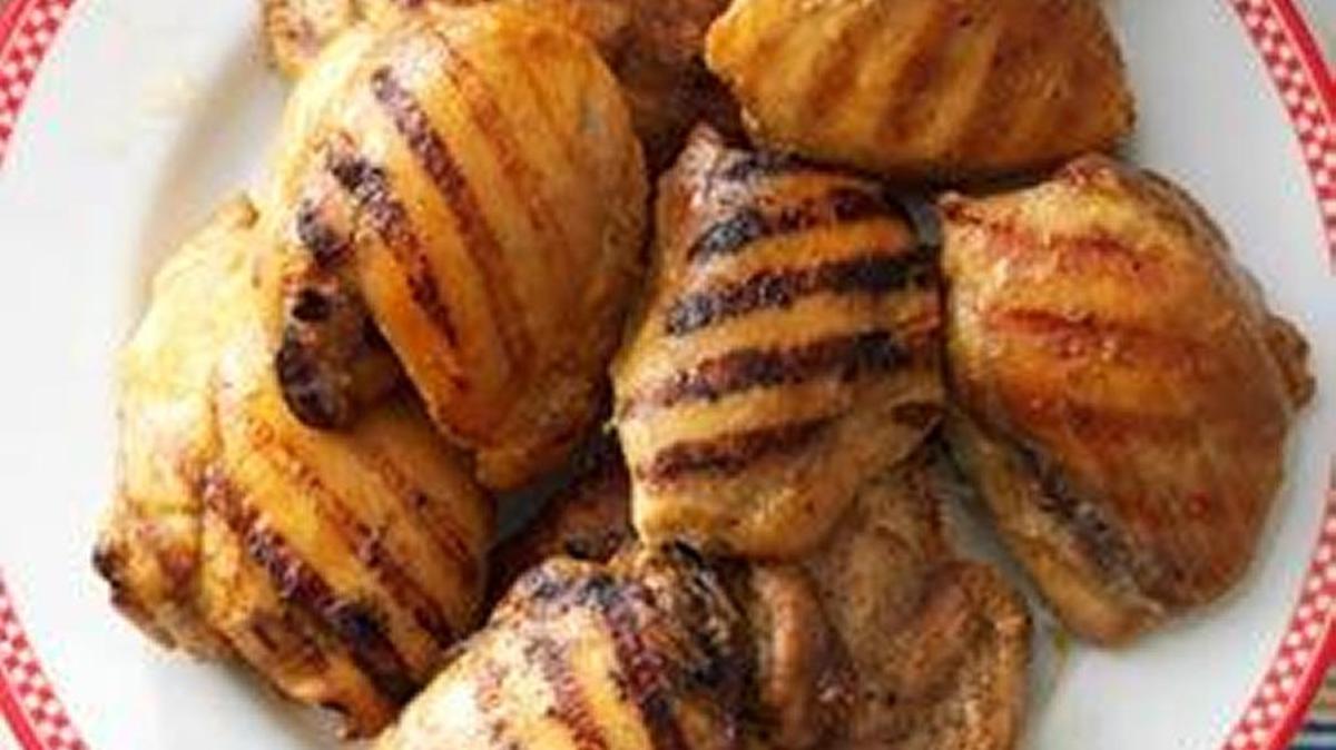 Grilled Brown Sugar-Mustard Chicken