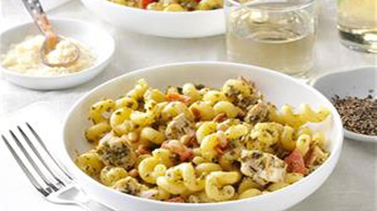 Chicken Pesto with Pasta