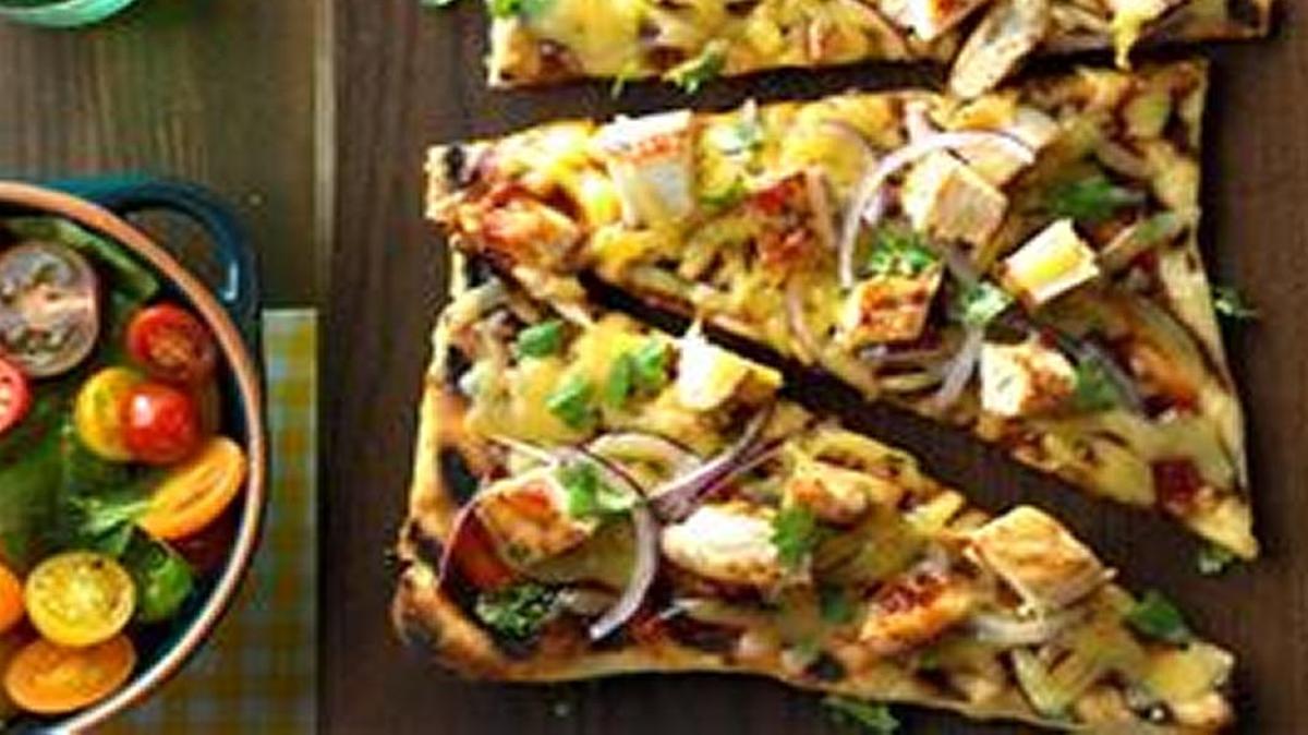 Barbecued Chicken Pizzas