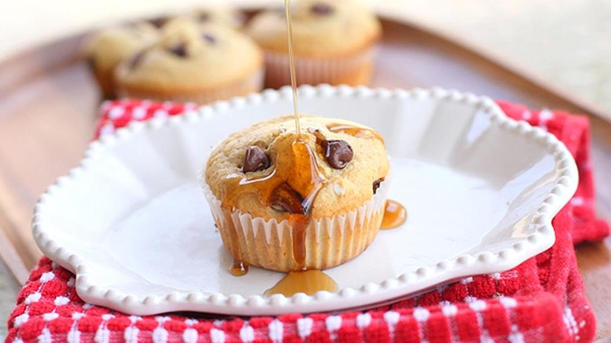 Peanut Butter Pancake Muffins