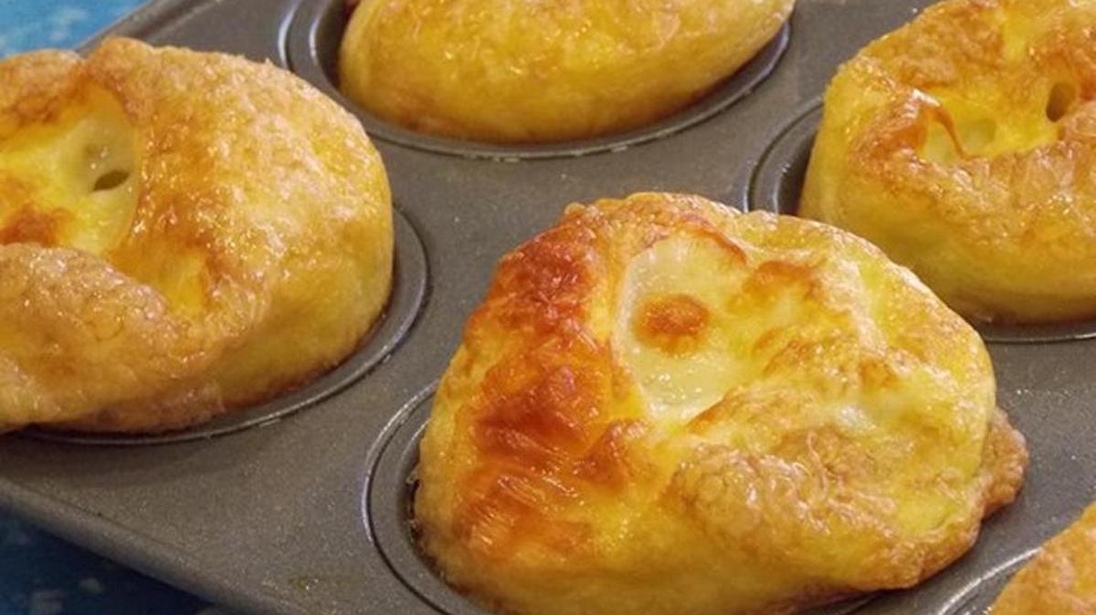 Mini Ham and Swiss Frittatas