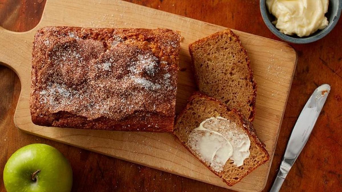 Easy cake mix apple bread