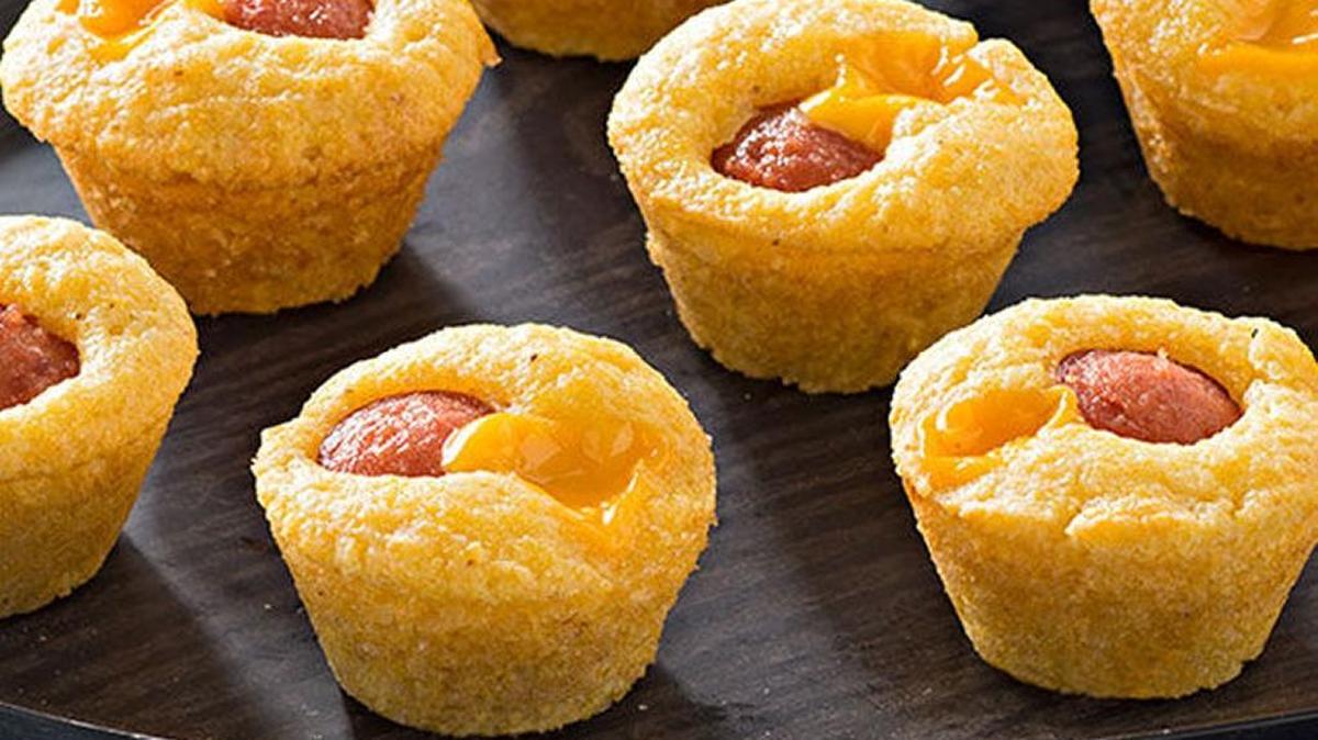 Mini Corn Dog Muffins