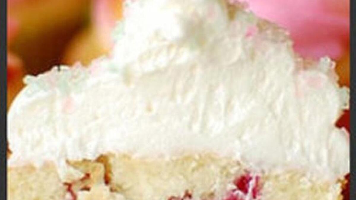 Raspberry Filled Vanilla Cupcake
