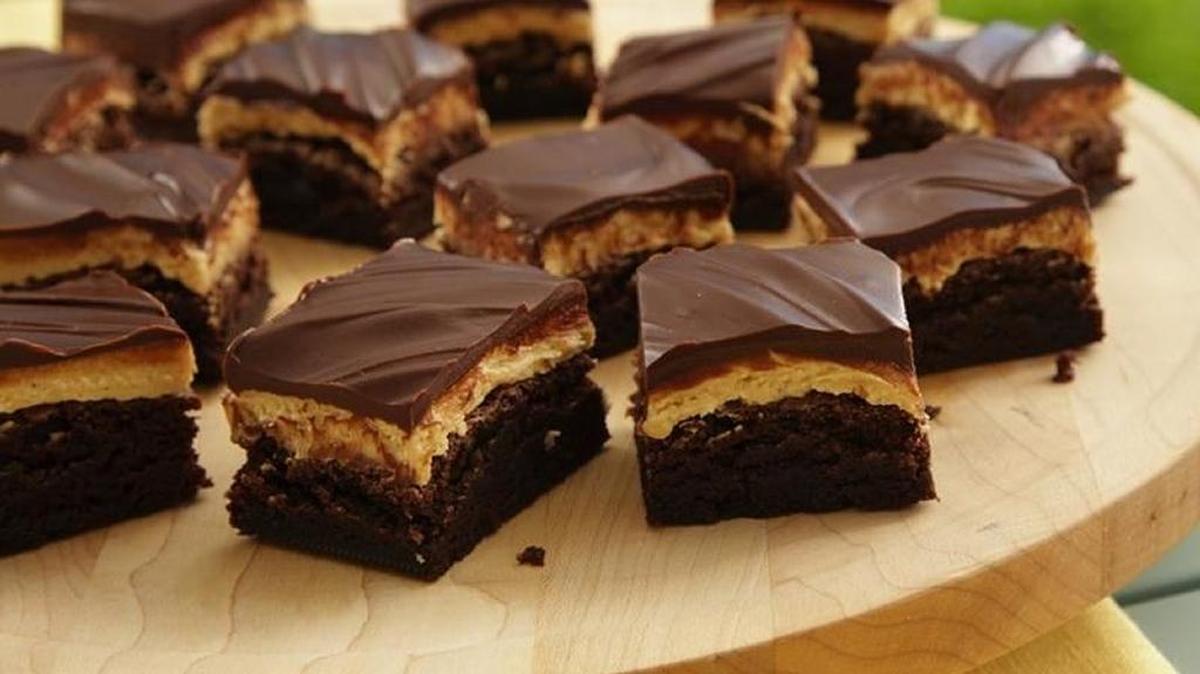 Peanut Butter Truffle Brownies