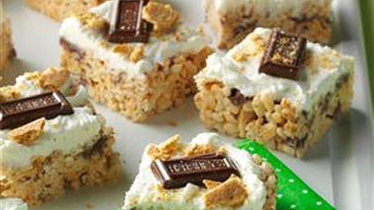 S’Mores Crispy Bars