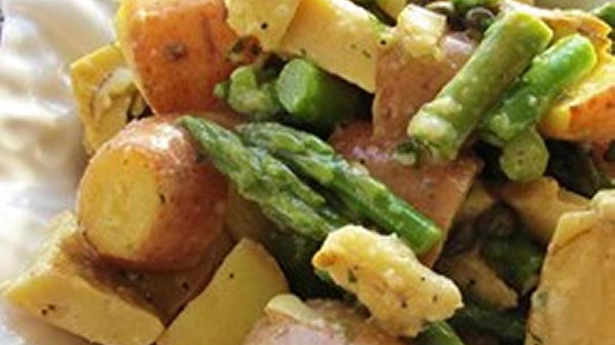 Oven-Roasted Red Potatoes and Asparagus