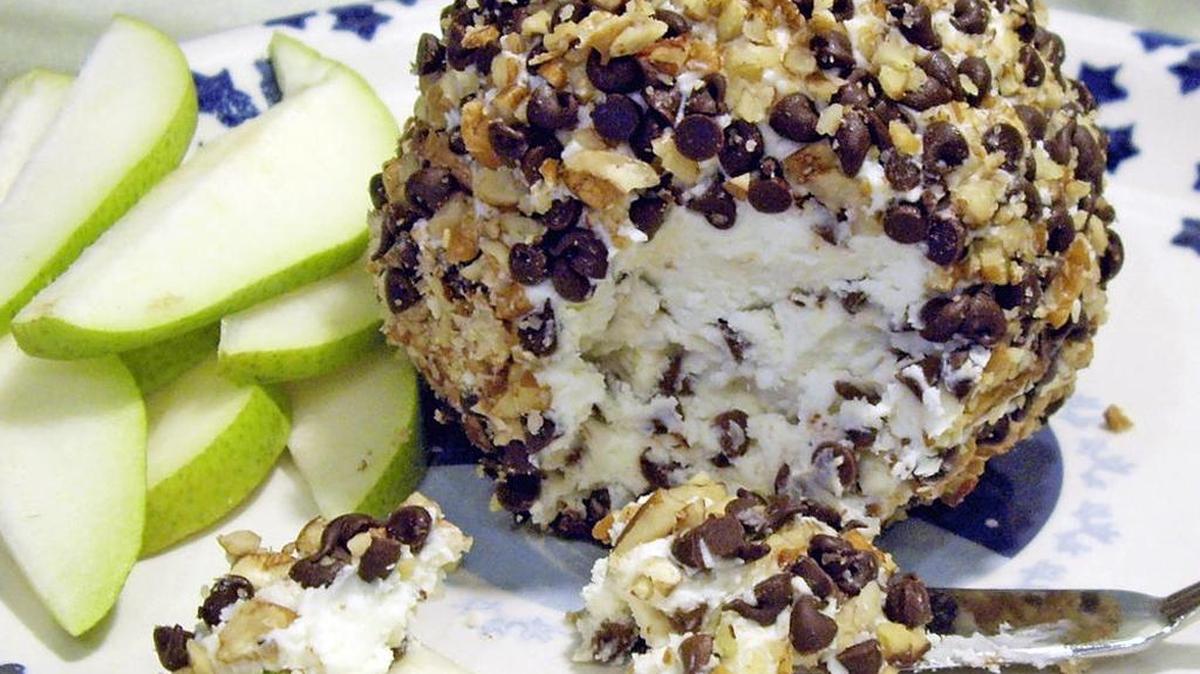 Chocolate Chip Cheese Ball is also good with graham crackers.