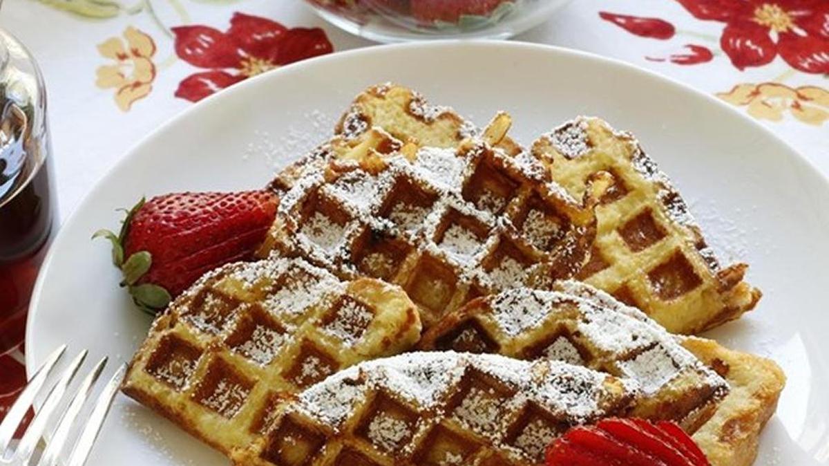 Put your french toast in the waffle iron with this recipe.