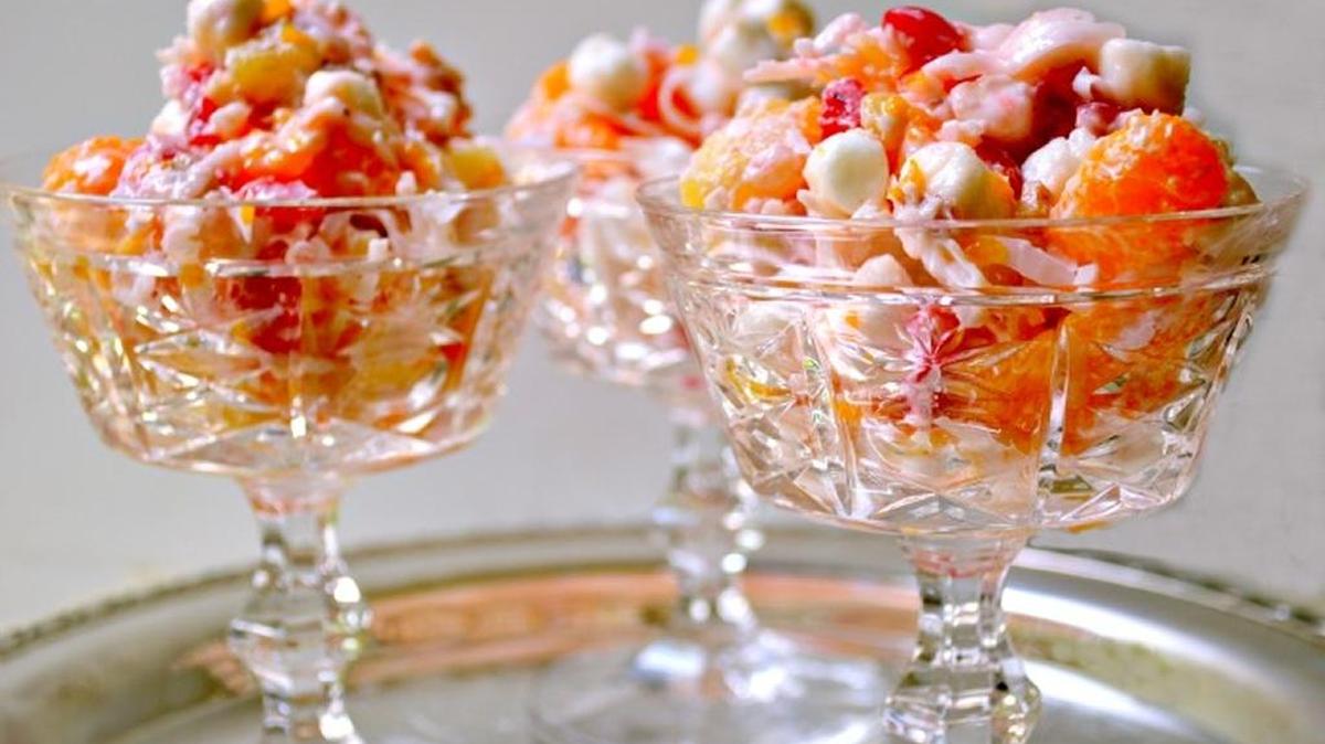 Summer Ambrosia can be served frozen.