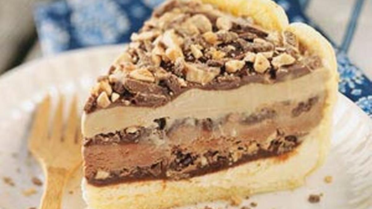 Ladyfinger Ice Cream Cake is bound to impress guests.