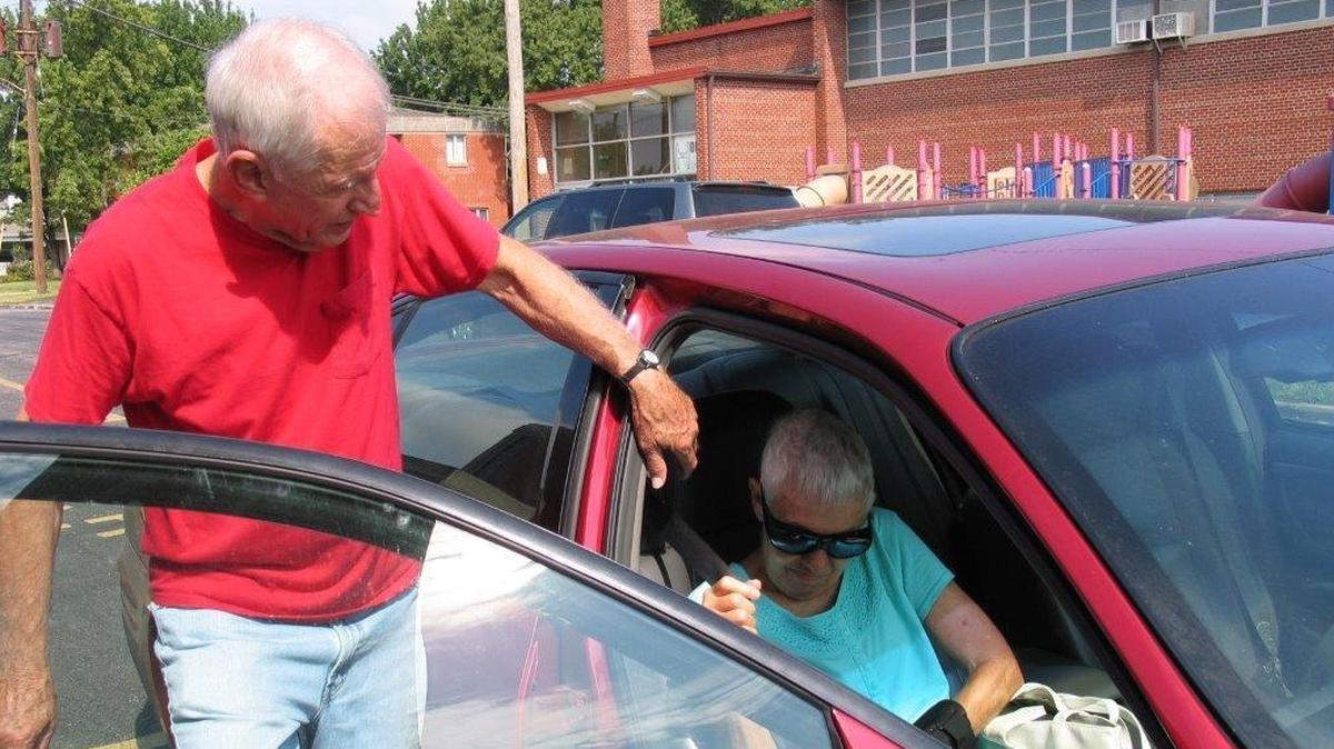 SS Peter and Paul Volunteer Jim Schapp in action.