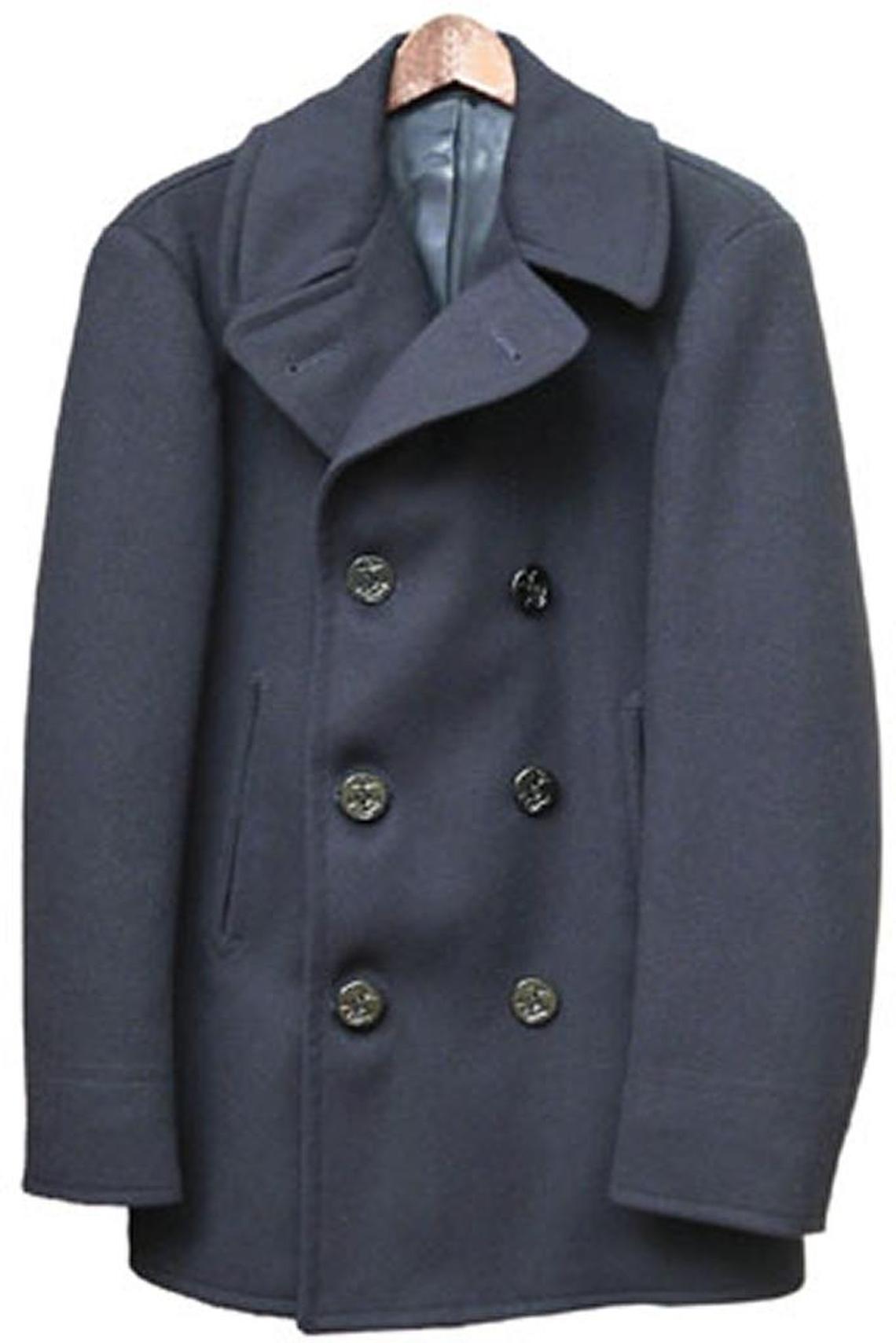 A military surplus coat, produced for the U.S. Navy