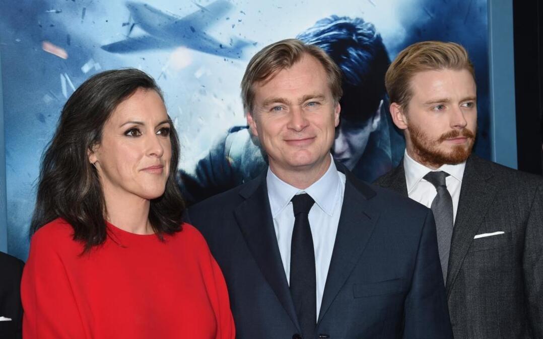 Producer Emma Thomas, from left, director Christopher Nolan and Jack Lowden attend the premiere of Warner Bros. Pictures’ “Dunkirk” at AMC Loews Lincoln Square on Tuesday, July 18, 2017, in New York.