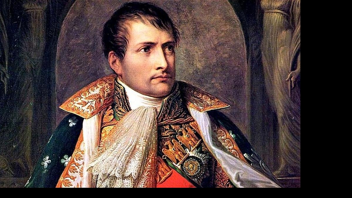 
A copy of a painting of Napoleon Bonaparte
