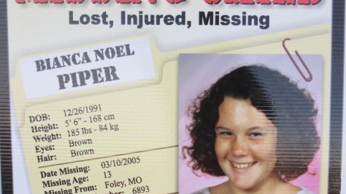 Thirteen-year-old Bianca Piper has been missing for more than 10 years.