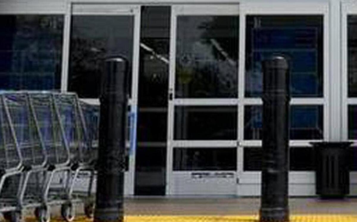 Why do businesses sometimes keep one door locked, the other unlocked?