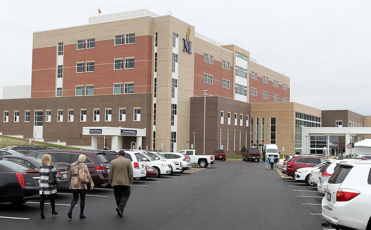 An overall view of Memorial Hospital East in Shiloh.
