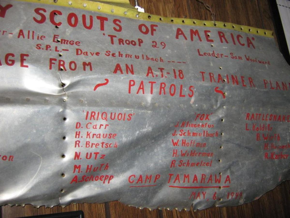 This is a piece from the AT-18 that's now on display at the New Athens History Museum.