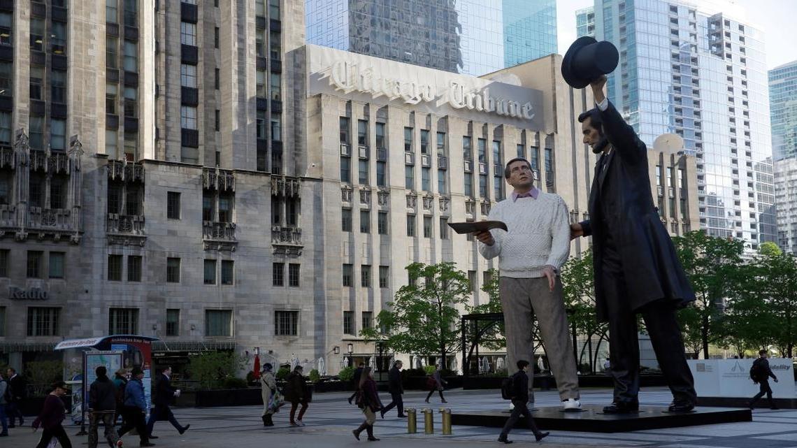 What’s the deal with that new Lincoln statue in Chicago?
