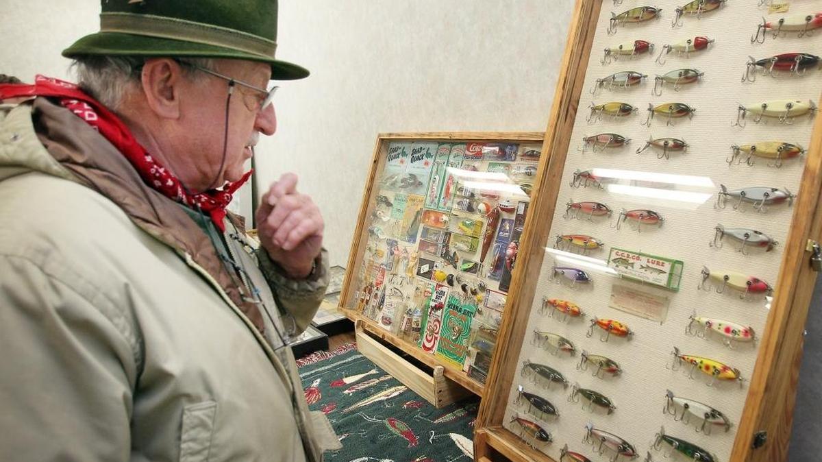 You will find a variety of antique, collectible and new lure on display at the Let’s Go Fishing Show in Collinsville.