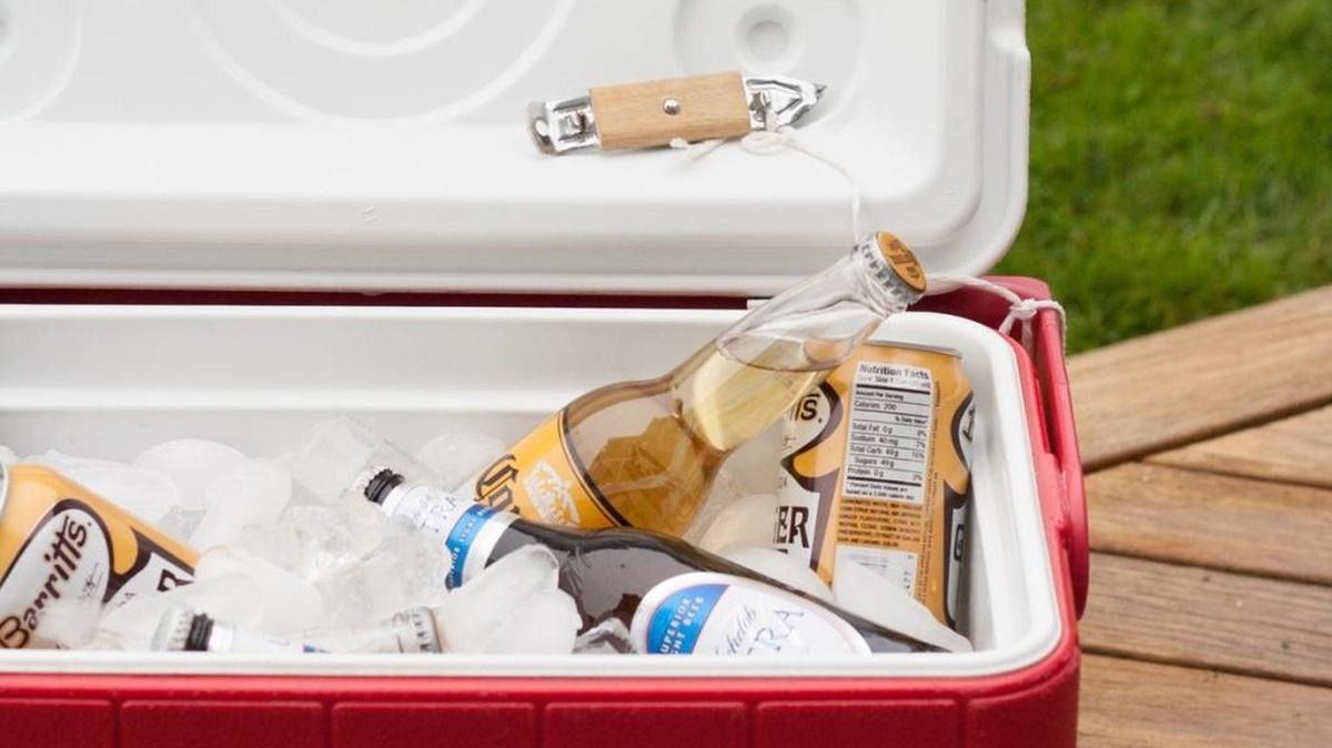 Ice and more ice is crucial to keep everything you packed in a cooler cold all day.