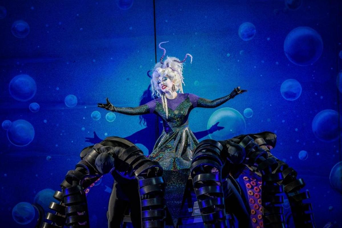 Emily Skinner as Ursula, in The Muny’s production of “The Little Mermaid.”