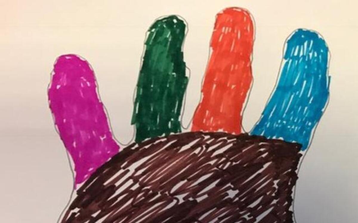 BND columnist Terry Mackin created this hand turkey as he did every Thanksgiving as a child.