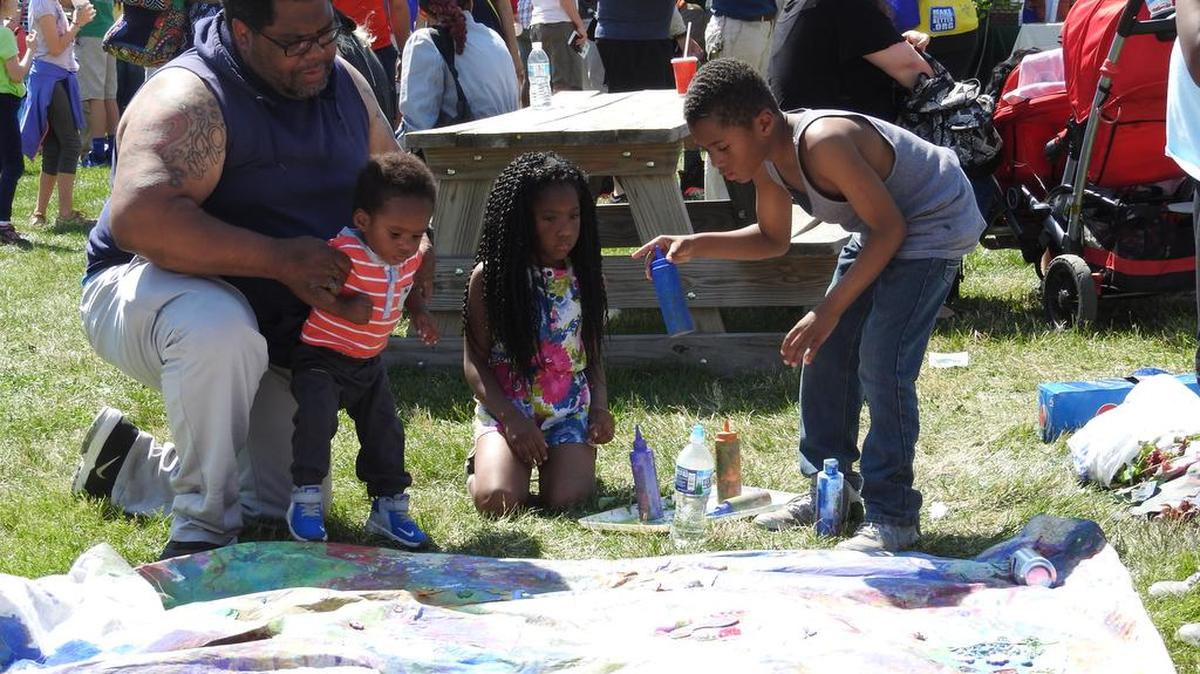 A family works on an art project at last year’s St. Louis Earth Day Festival in Forest Park. There are plenty of events in Southern Illinois if you don’t want to go all the way to St. Louis this year to celebrate Earth Day.