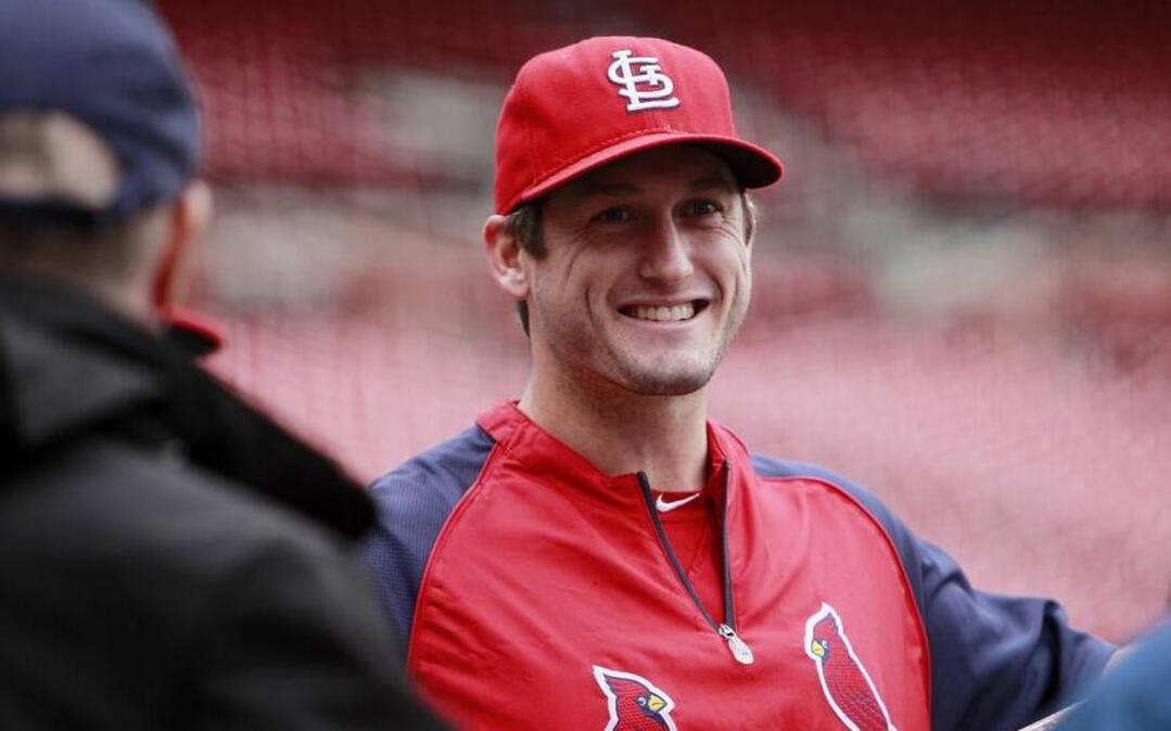A file photo of former St. Louis Cardinals player David Freese taken before Game 4 of the National League Championship Series at Busch Stadium in St. Louis, Missouri, on Thursday, October 18, 2012.