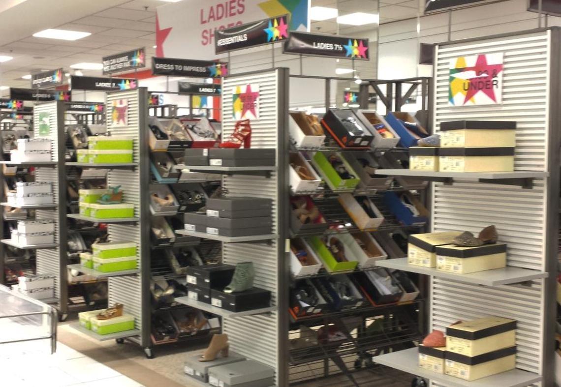 Shoes for the whole family will be easy to find and try on at Backstage at Macy’s at St. Clair Square.