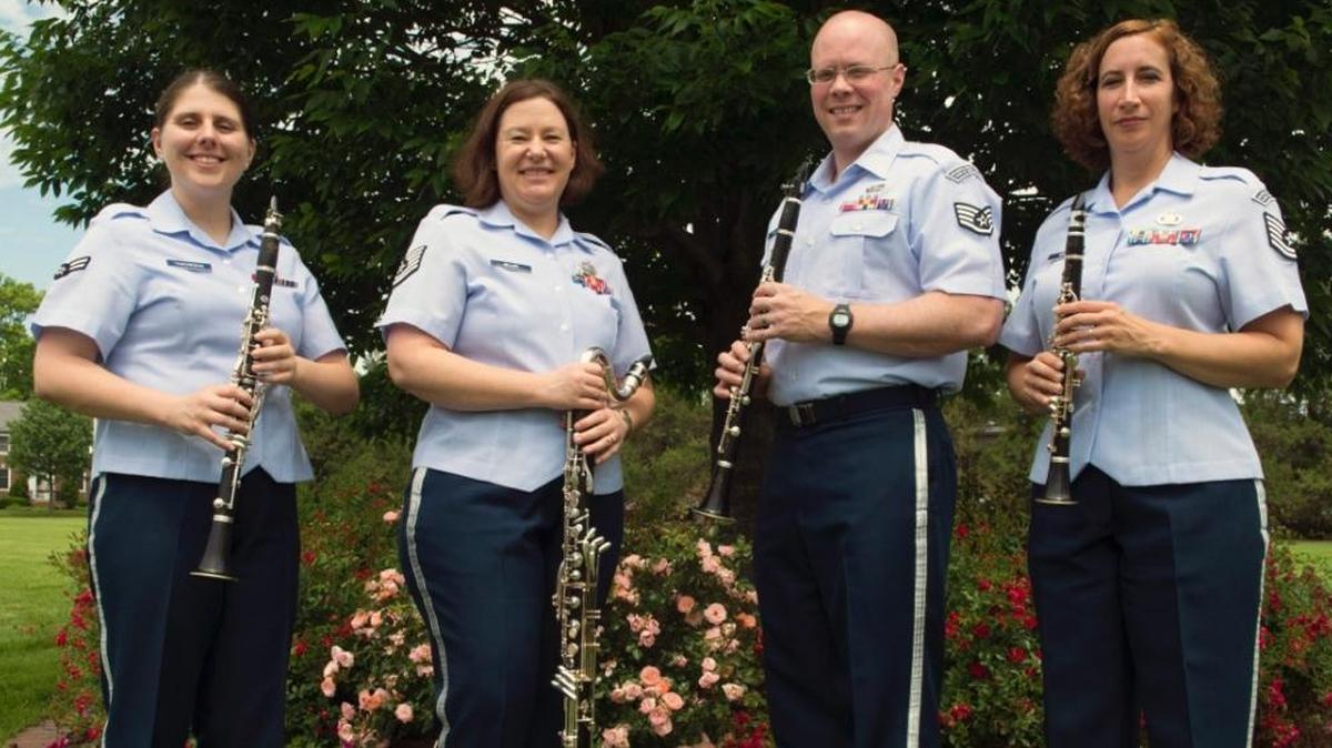 The Liberty Clarinet Quartet will perform a free Veteran’s Day concert at 2 p.m. Sunday at Mascoutah’s Espenschied Chapel.