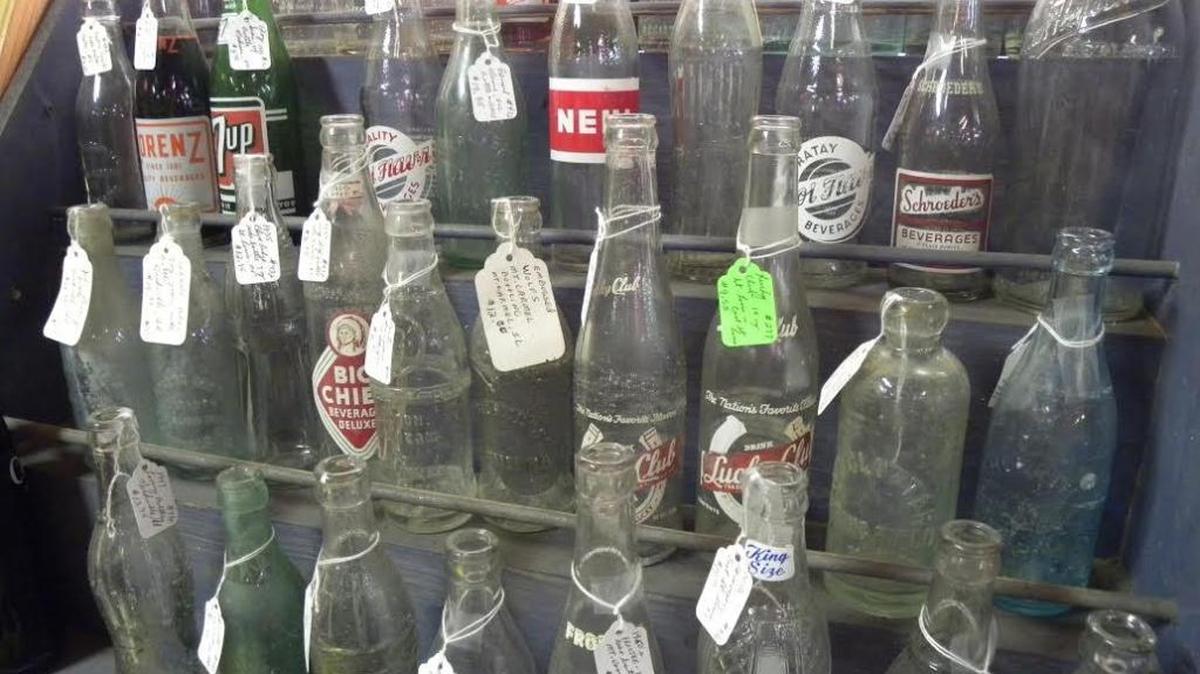 Antique soda bottles will be on display as part of the Okawville Soda Festival Saturday and Sunday during the town’s Heritage Days.