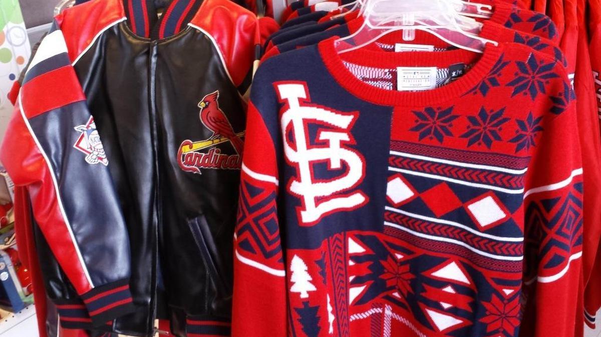 
Cards season knows no season. Jacket and sweater are from Here Today in Fairview Heights.
