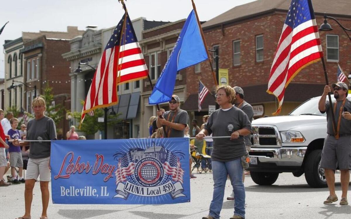 The Belleville Labor Day parade starts at 10 a.m. Monday in the fourth block of S. 1st St., Belleville.